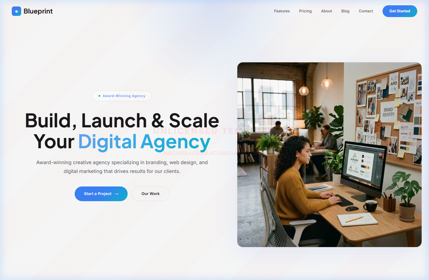 Blueprint Design — Agency Template