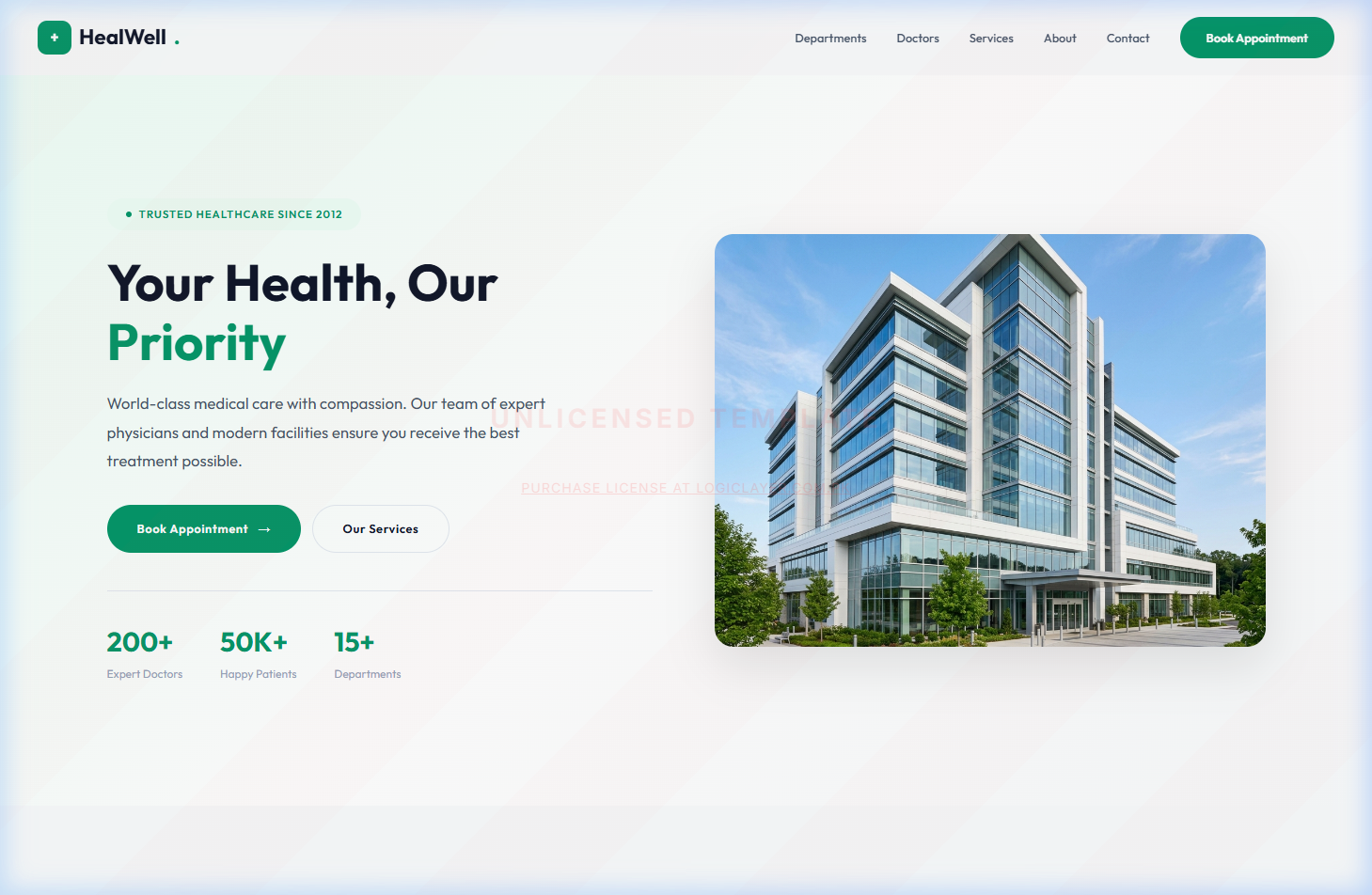 HealWell Clinic — Medical Template