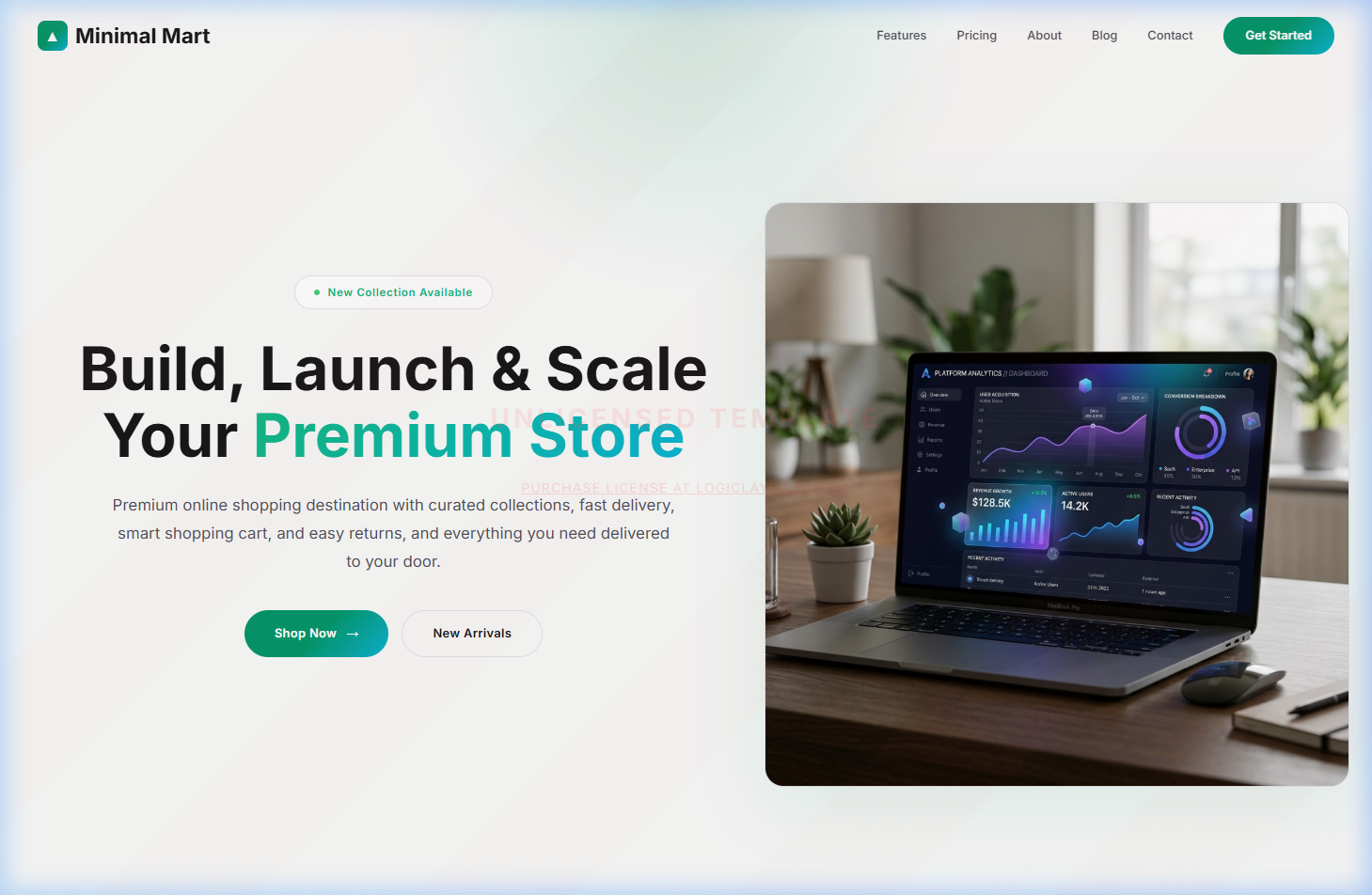 Minimal Mart — Clean eCommerce Template