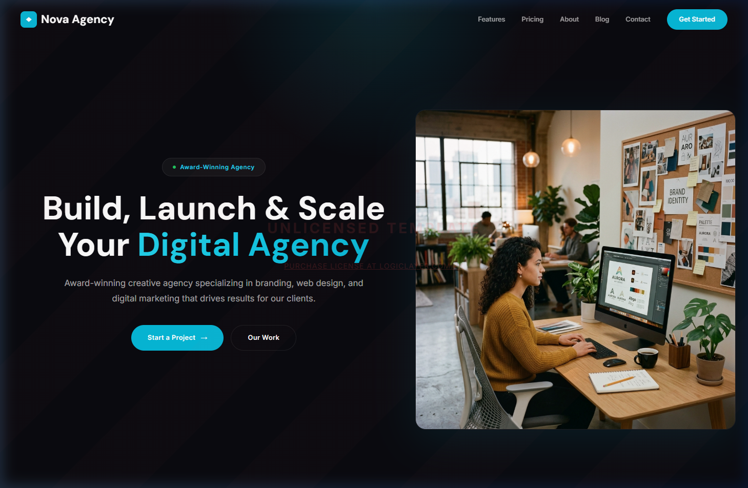 Nova Agency — Marketing Agency Template