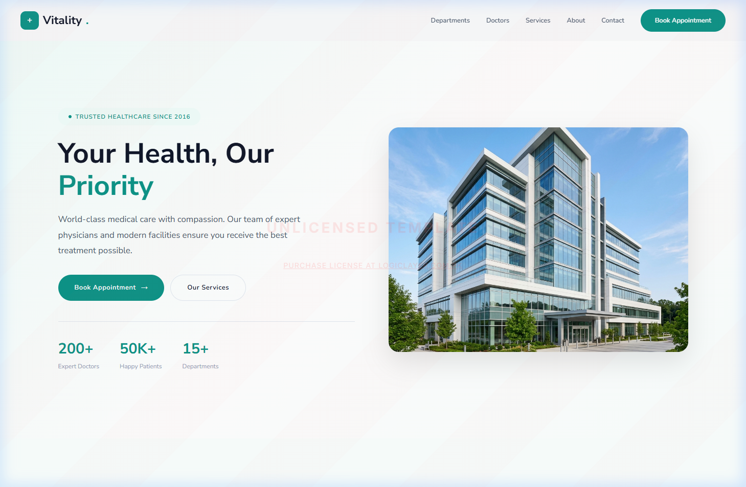 Vitality Health — Wellness Clinic Template